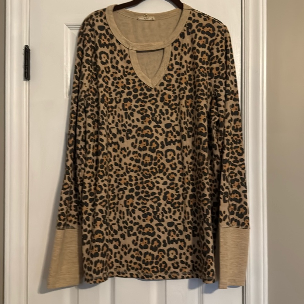 EUC Leopard Tunic